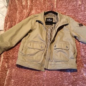 Green holister jacket